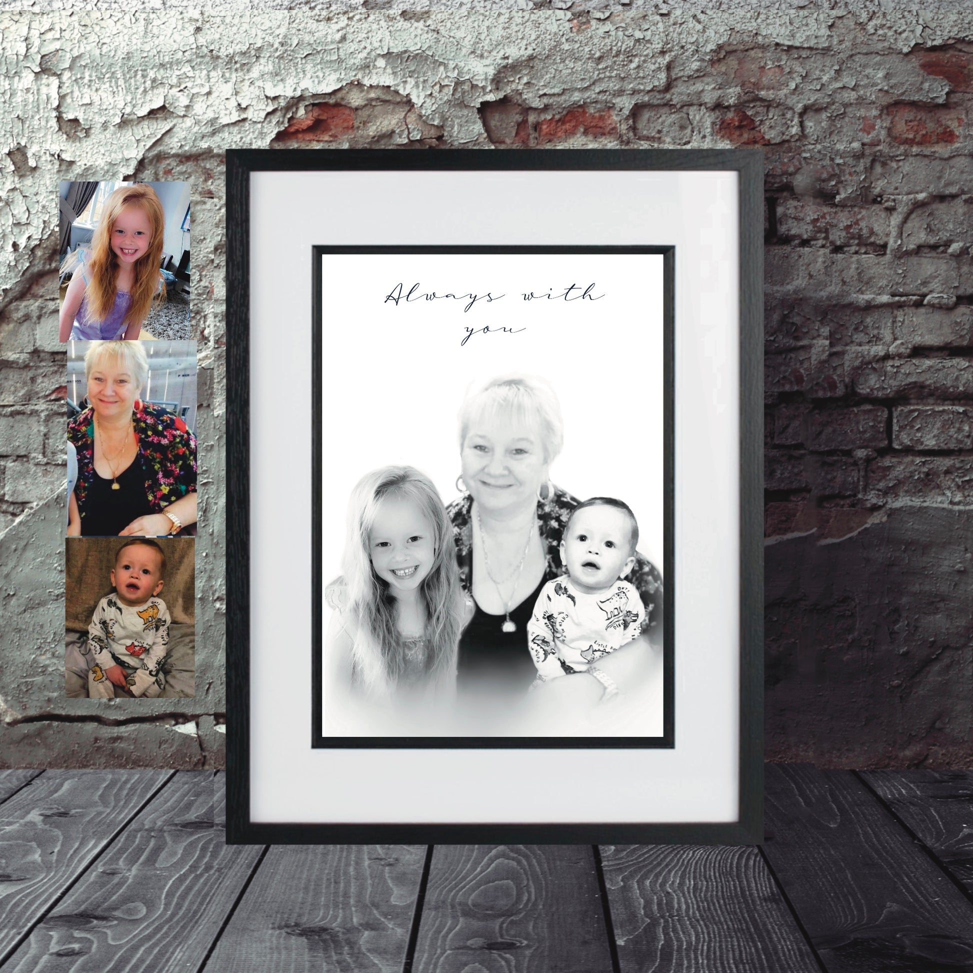 Combine Photos Frame | Multiple Photos Frame | People Digital Prints