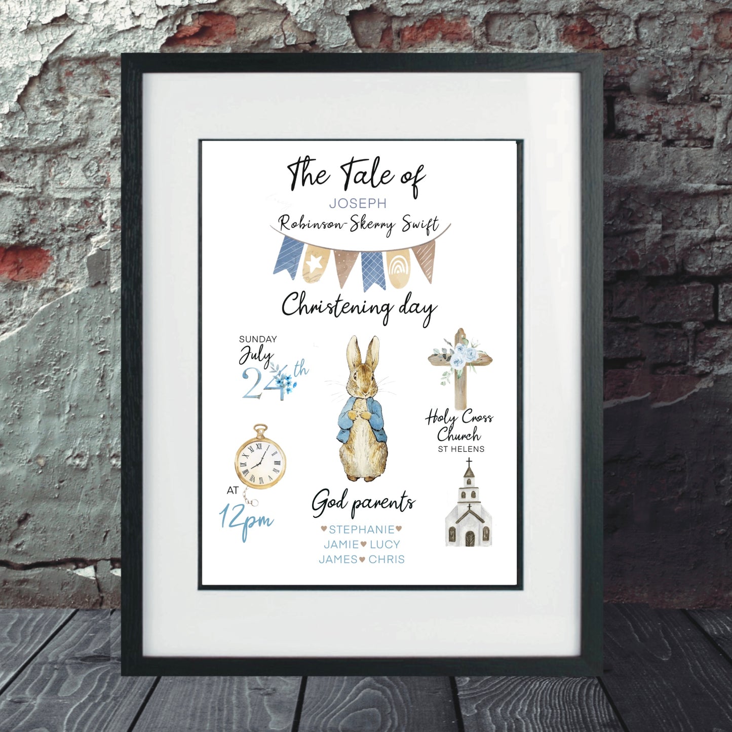 Personalized Christening Gifts | Baby Gift | People Digital Prints